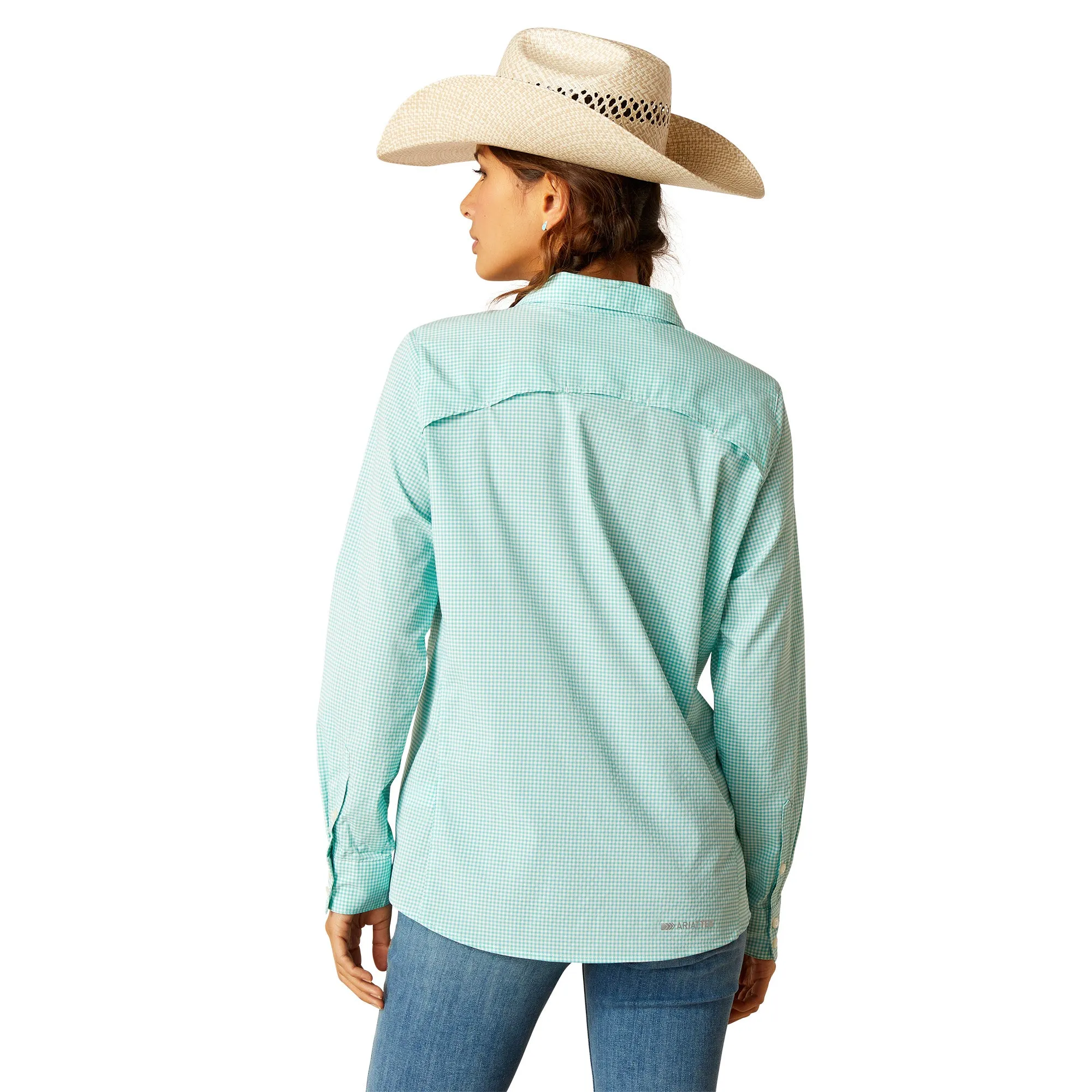 Ariat Ladies VentTEK Stretch Baltic Check Button Down Shirt 10048857