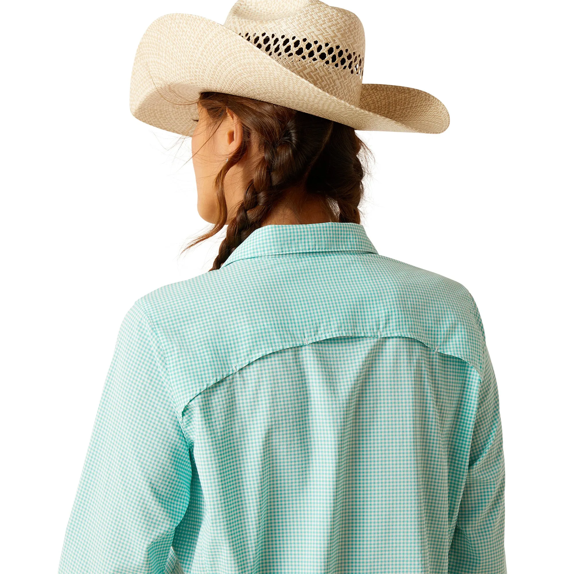 Ariat Ladies VentTEK Stretch Baltic Check Button Down Shirt 10048857