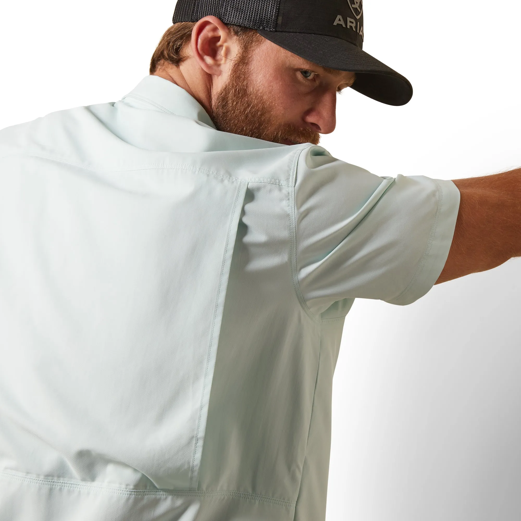 Ariat® Men's VentTEK™ Outbound Fair Aqua Button Down Shirt 10043426
