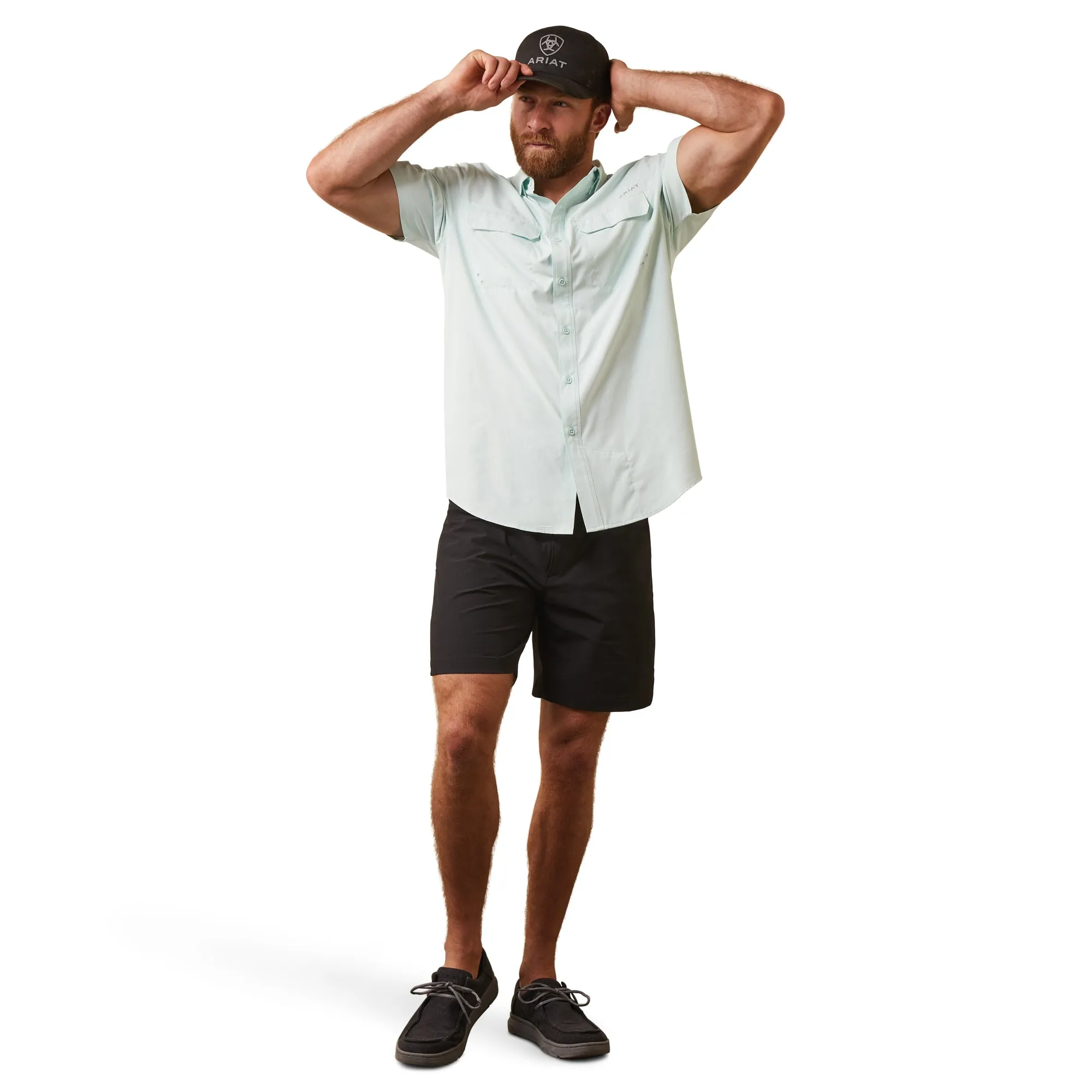 Ariat® Men's VentTEK™ Outbound Fair Aqua Button Down Shirt 10043426