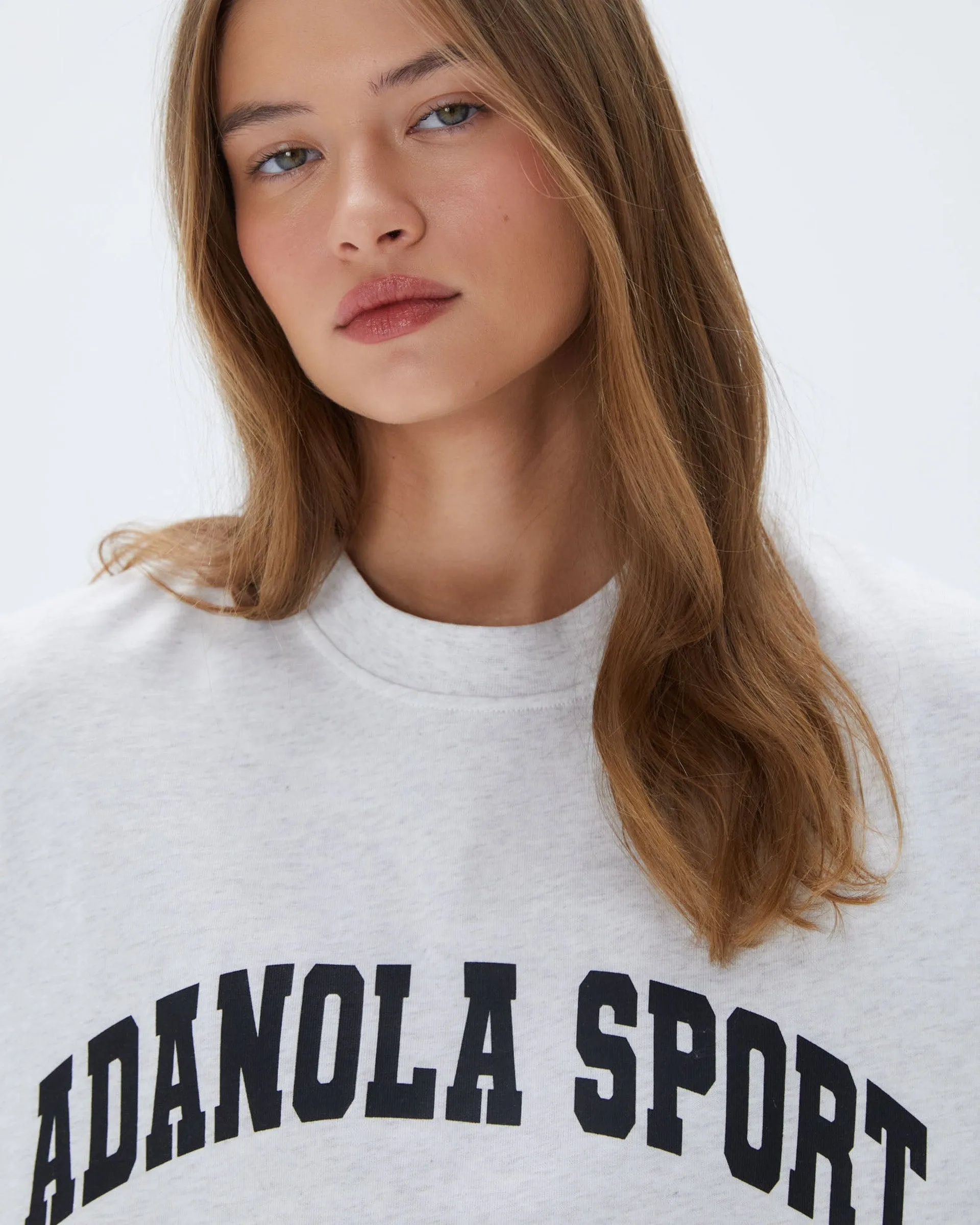 AS Short Sleeve Oversized T-shirt - Grey Melange