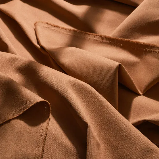 Atelier Brunette - Pecan Pie Light Cotton Gabardine Fabric