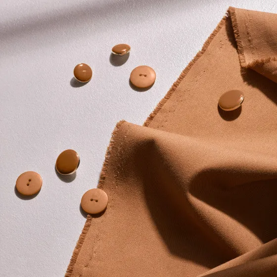 Atelier Brunette - Pecan Pie Light Cotton Gabardine Fabric