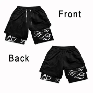 Berserk Wolf Jaw Quick Dry Premium Mesh Workout Shorts