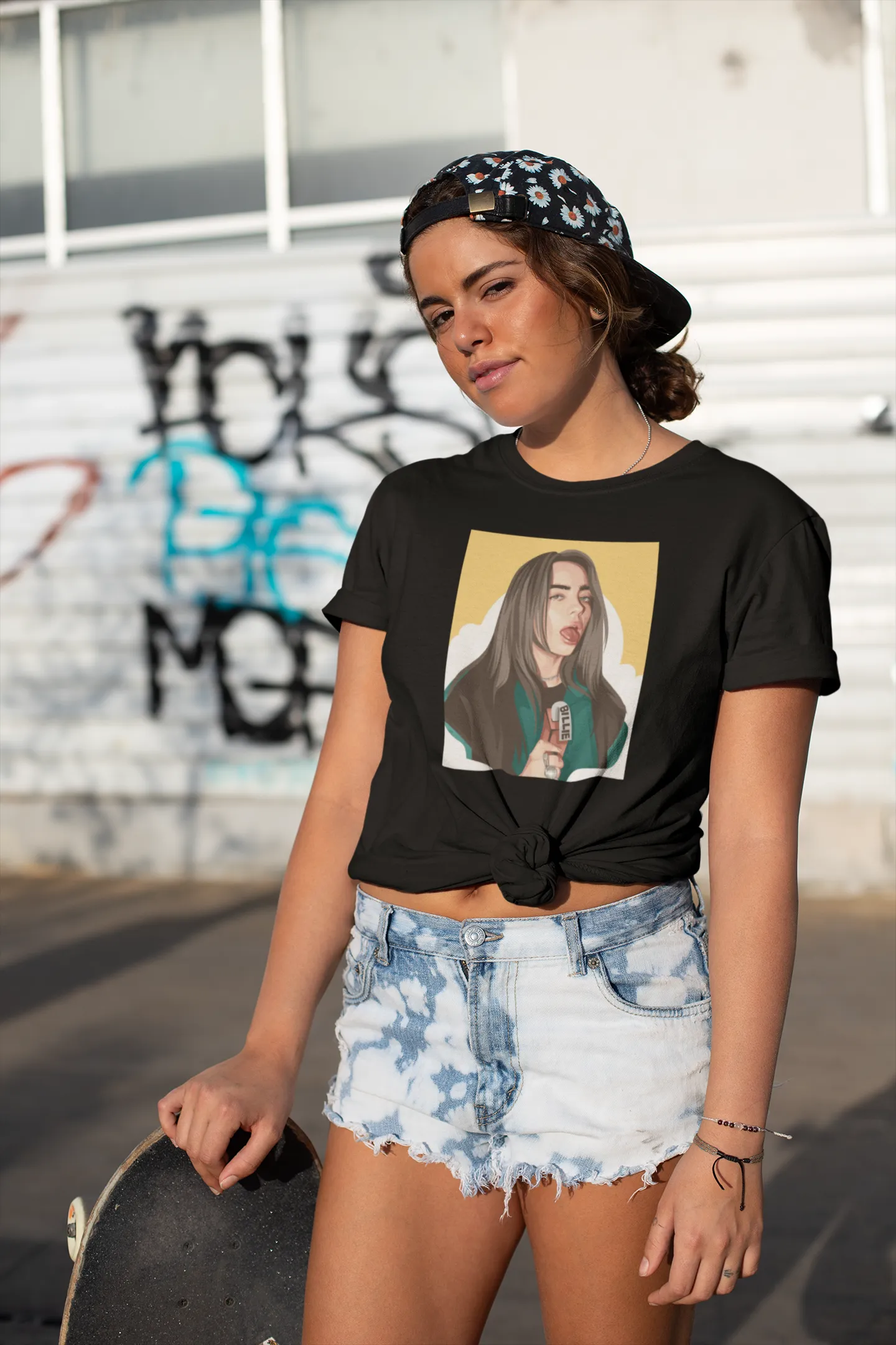 Billie:  Aesthetic - Half Sleeve T-Shirts