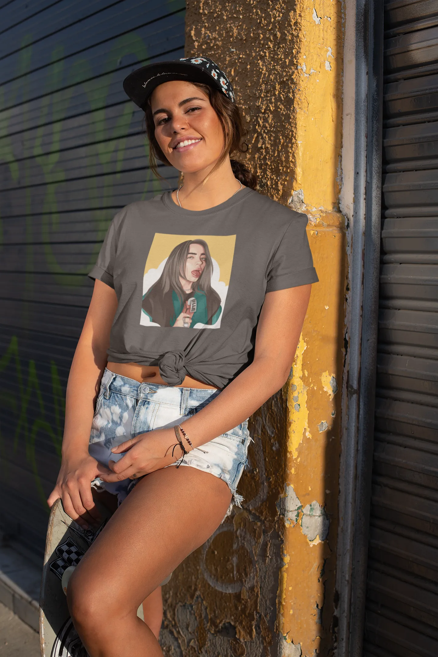 Billie:  Aesthetic - Half Sleeve T-Shirts