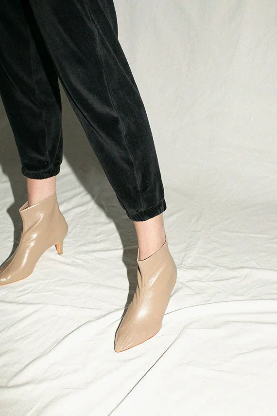 Black Beachwood Velour Sweatpants