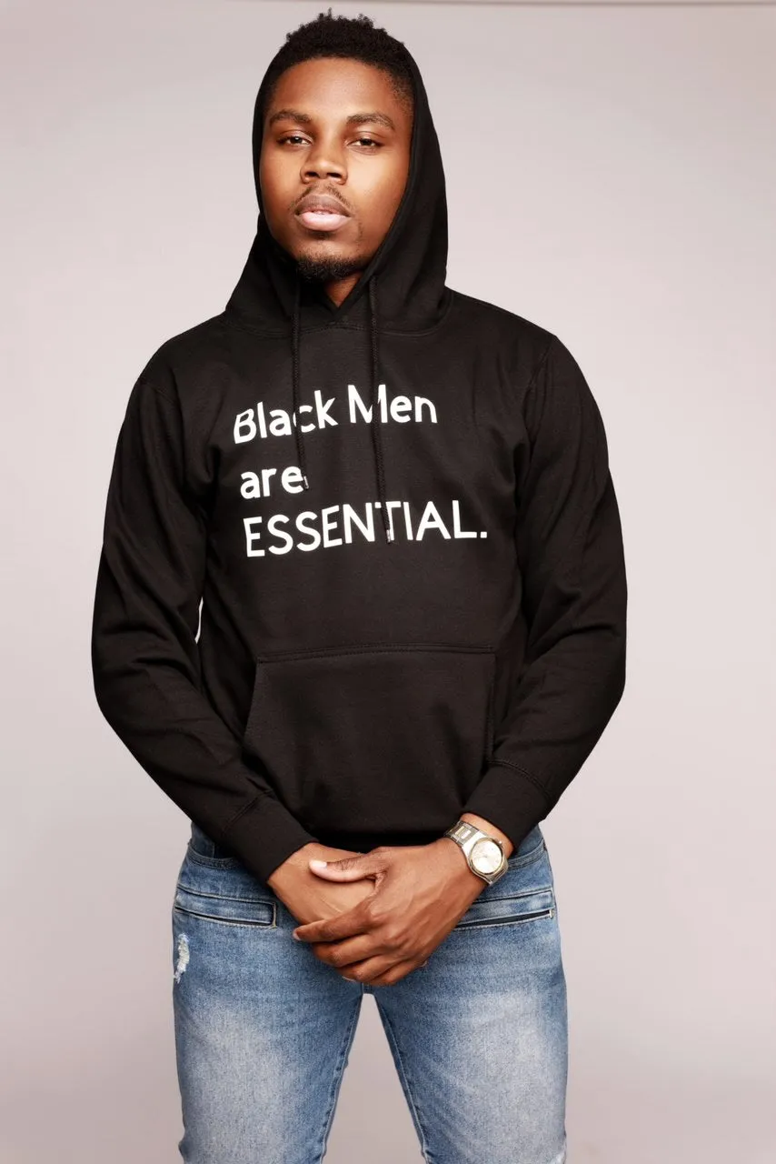 Black Men Are Essential Hoodies