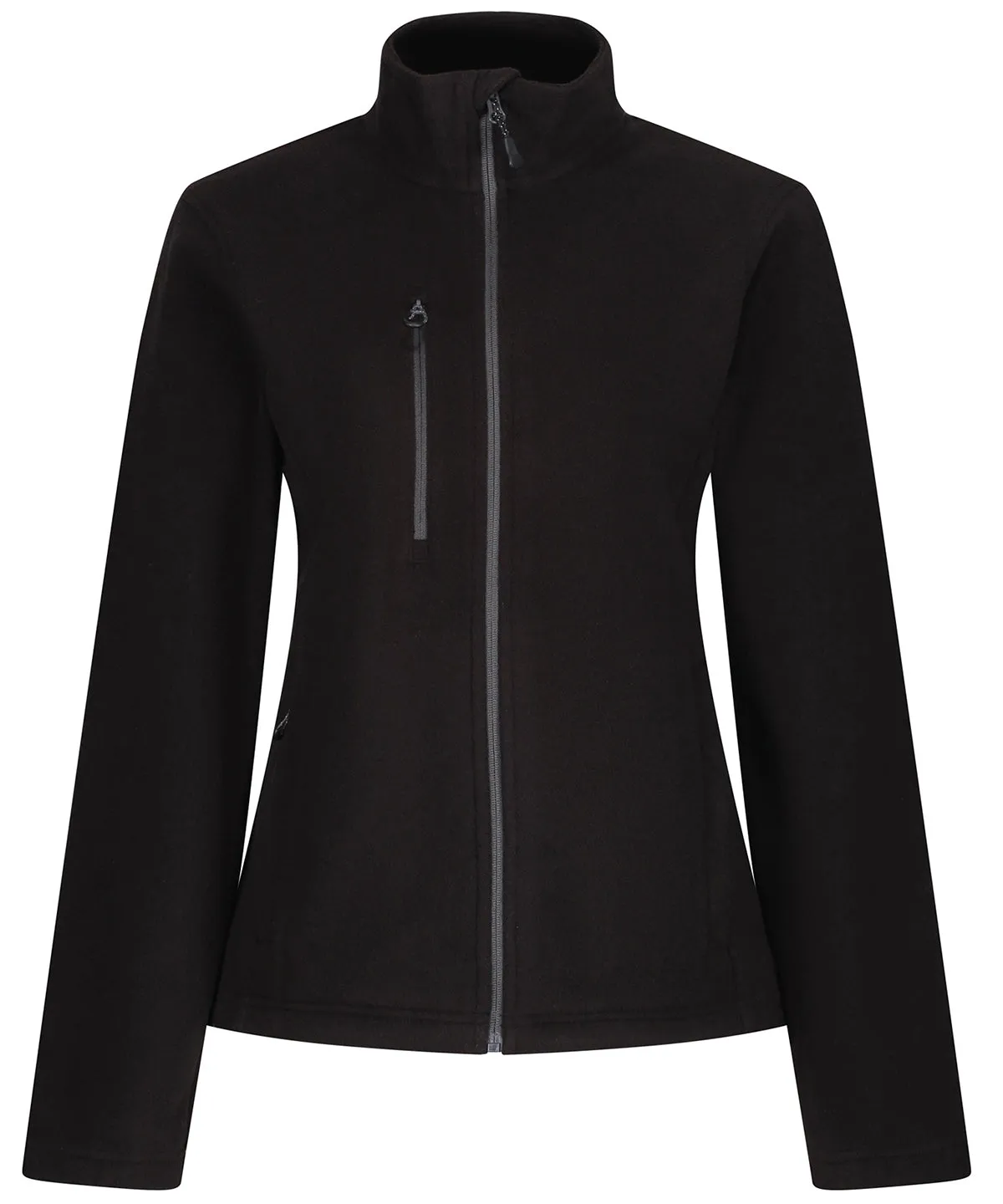 Black - Women's Honestly made recycled full zip fleece