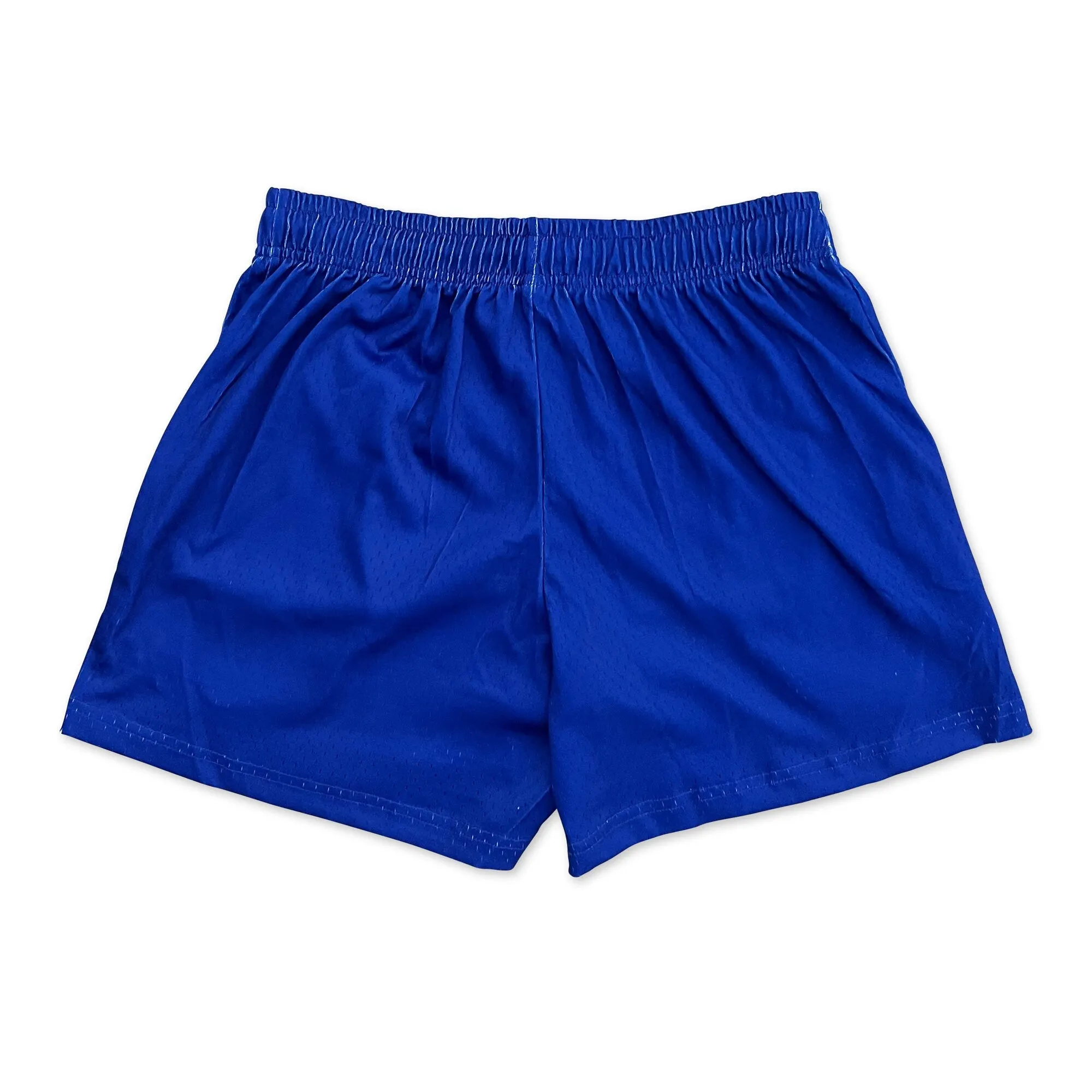 Blue - Premium Mesh JJ Shorts - 5 Inch Inseam - Vintage Gym Basketball Fit