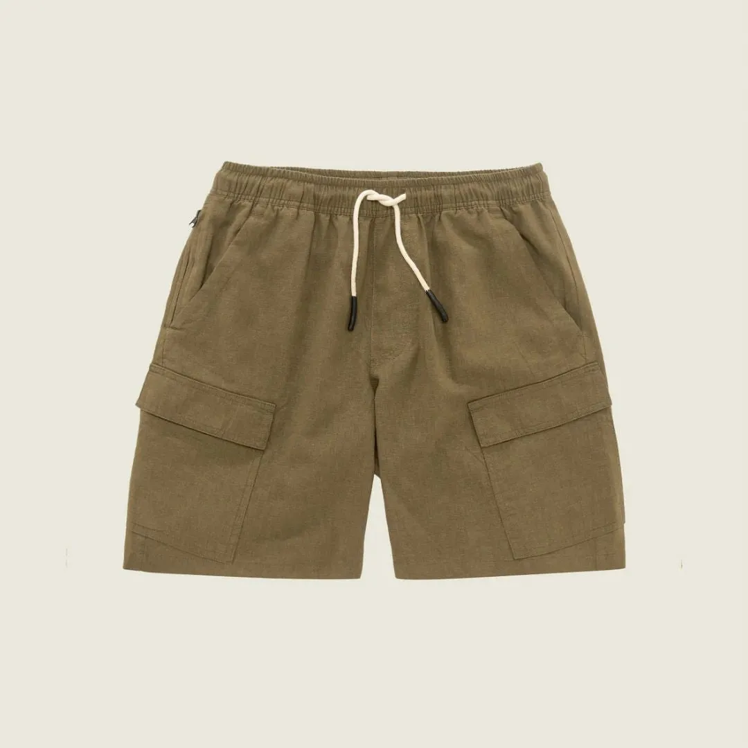 Cargo Linen Shorts (Army)