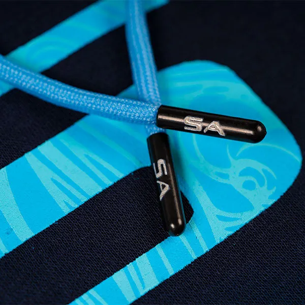 Classic Lined Hoodie | Tonal Tidal Waves PreOrder