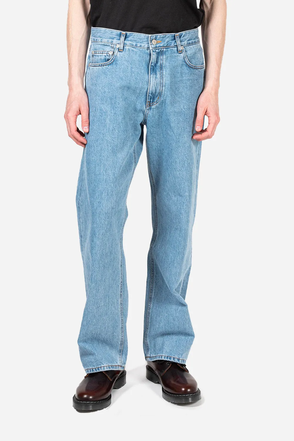 Comfort Denim Pants - Light Blue