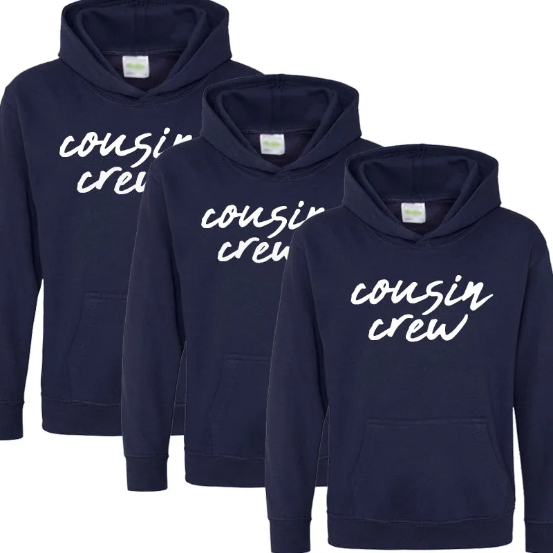 Cousin Crew Kids Hoodies Navy (MRK X)