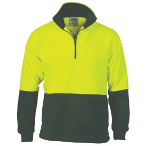 DNC 3825 HiVis Two Tone 1/2 Zip Polar Fleece