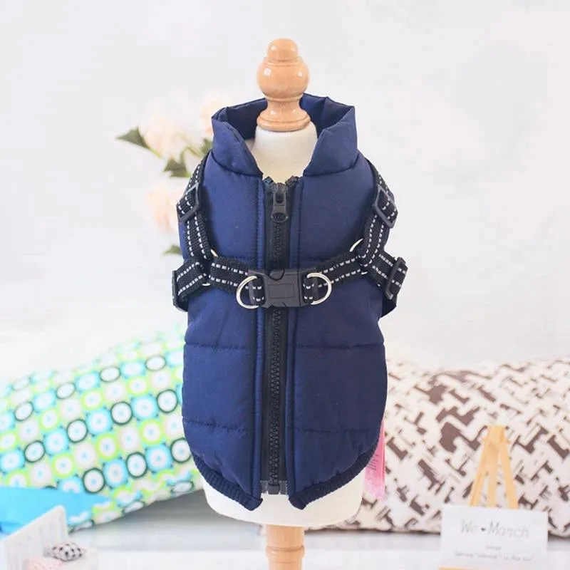 Dog Harness Coat - InfiniteWags Harness Dog Jacket
