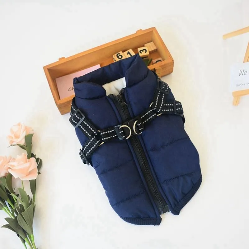 Dog Harness Coat - InfiniteWags Harness Dog Jacket