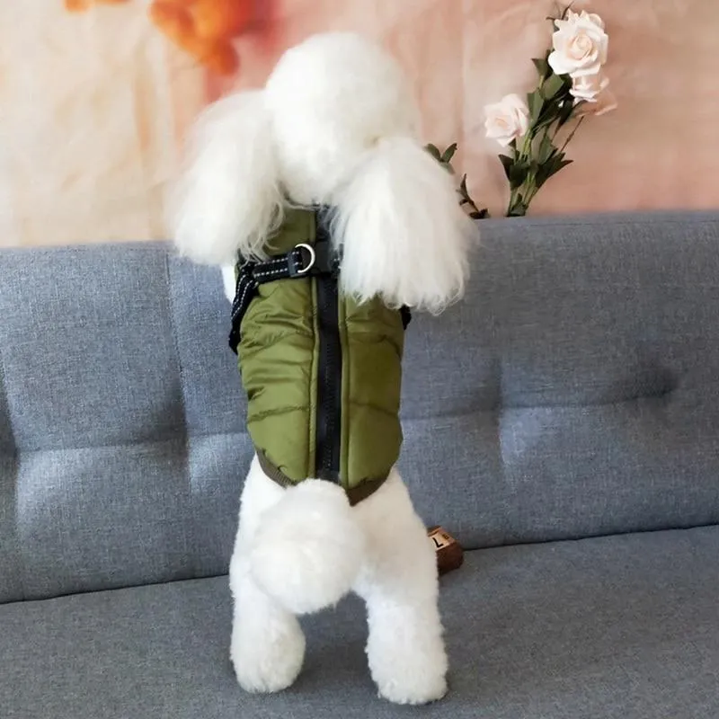 Dog Harness Coat - InfiniteWags Harness Dog Jacket