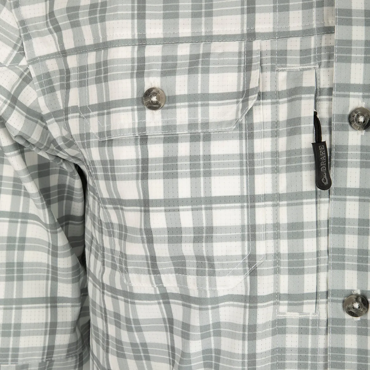 Drake Hunter Creek Window Pane Plaid Shirt L/S