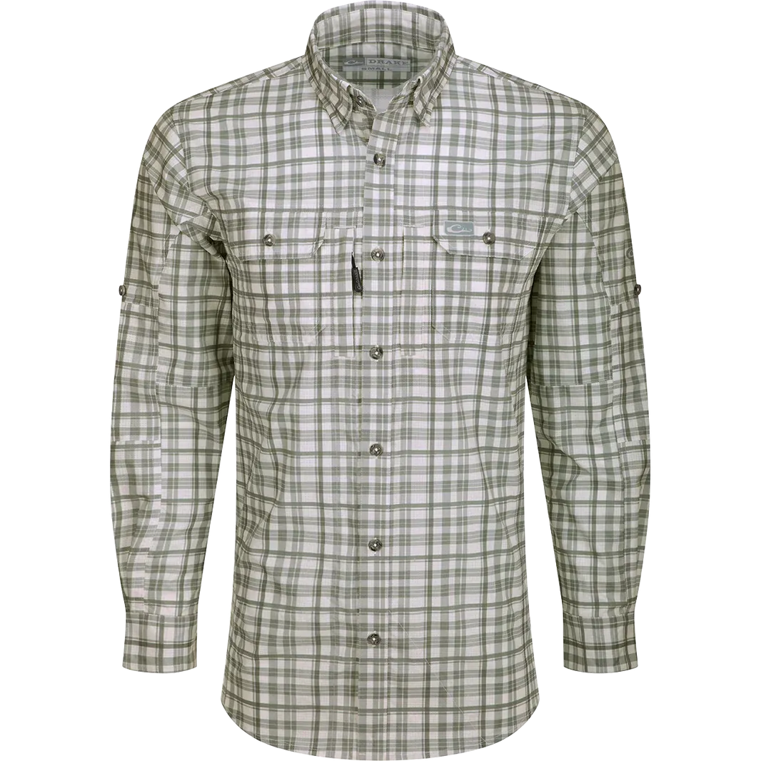 Drake Hunter Creek Window Pane Plaid Shirt L/S