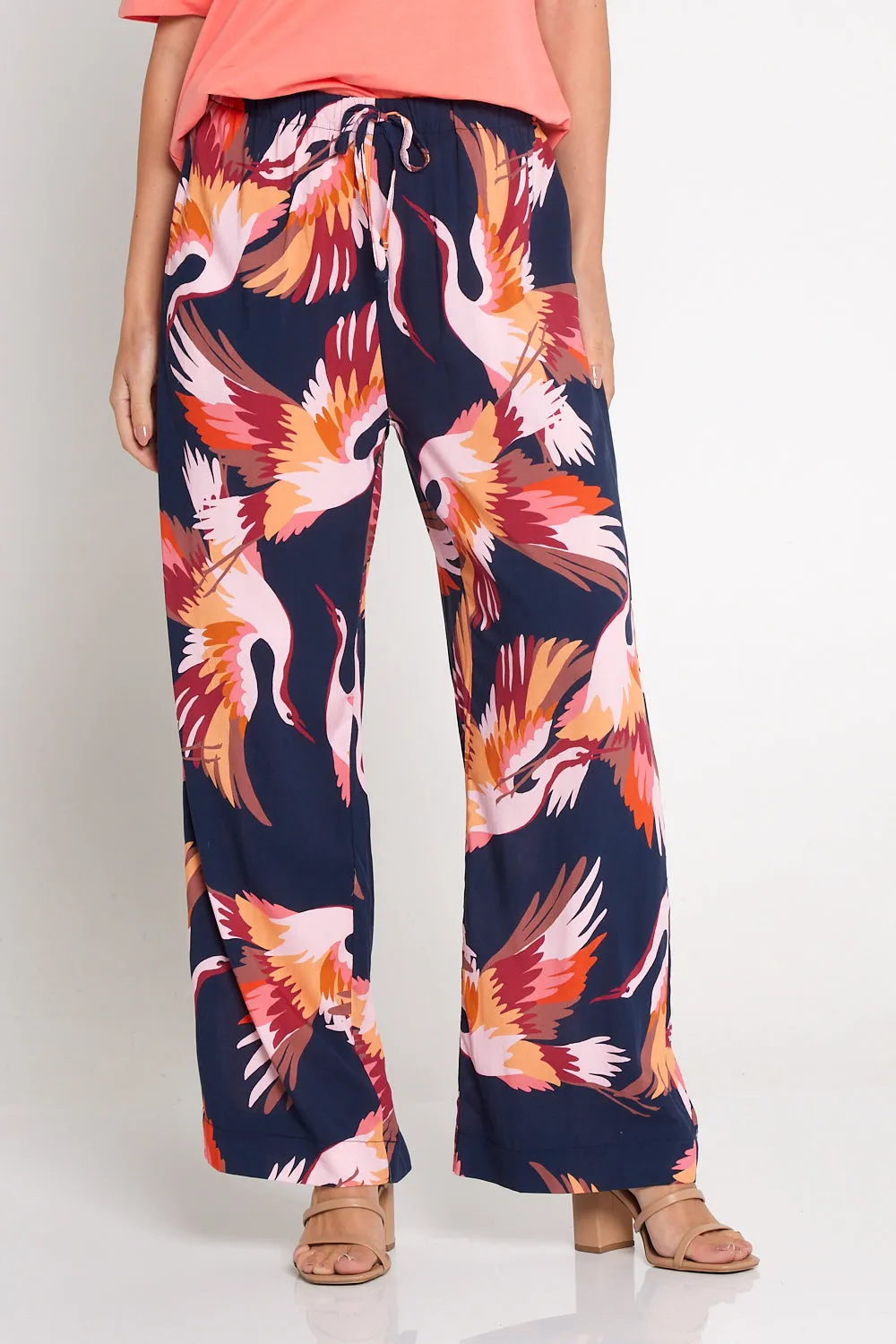Elowyn Pants - Navy Crane