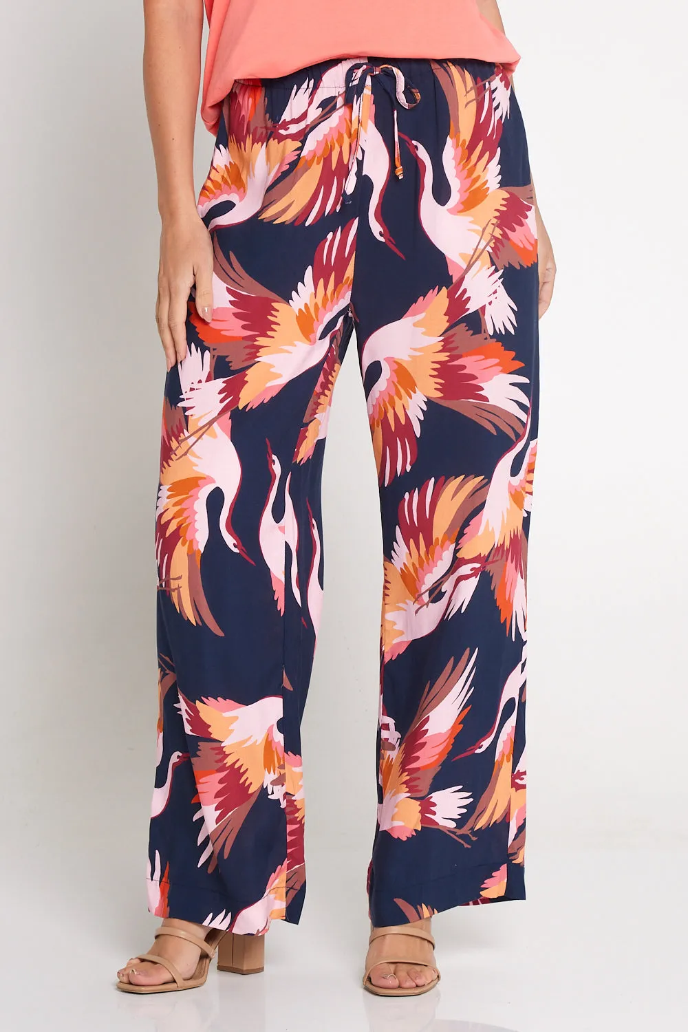 Elowyn Pants - Navy Crane