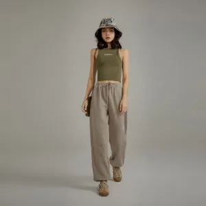 Embroidered Loose Fit Jogger Sweatpants