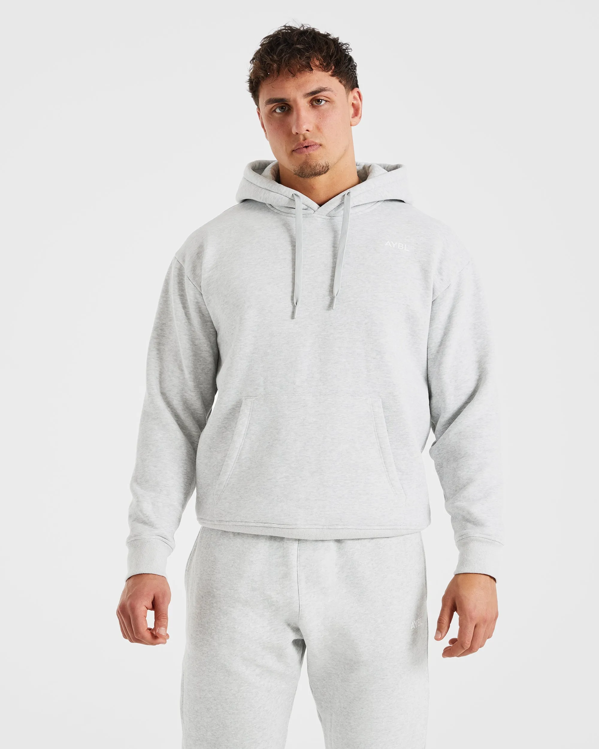 Essential Hoodie - Grey Marl