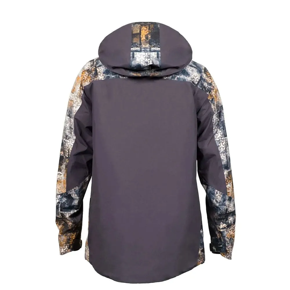 FHM Guard Competition Camo Rain Jacket Print Grey Orange 20000mm