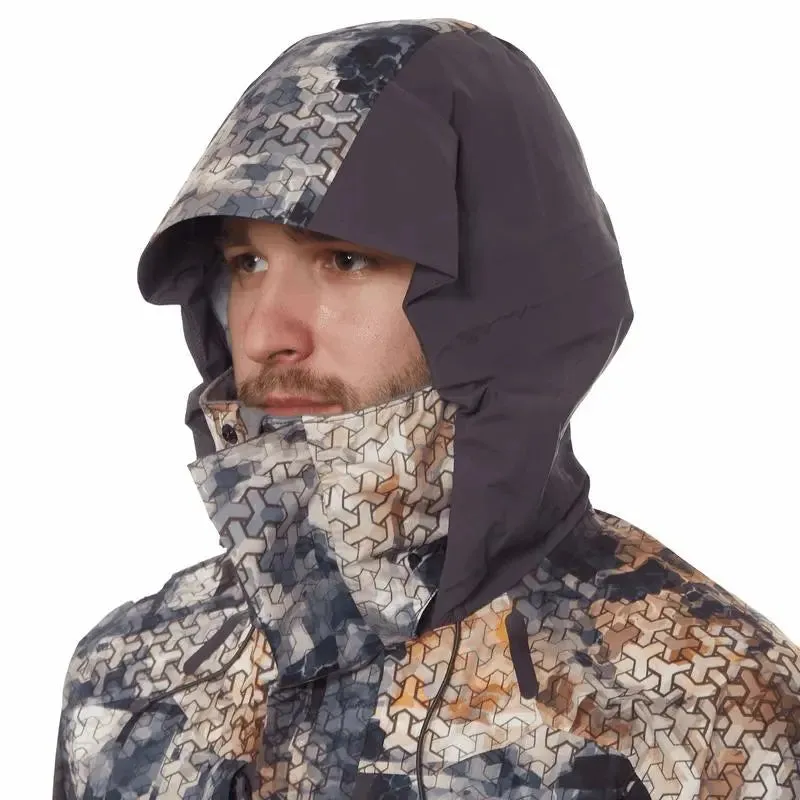 FHM Guard Competition Camo Rain Jacket Print Grey Orange 20000mm