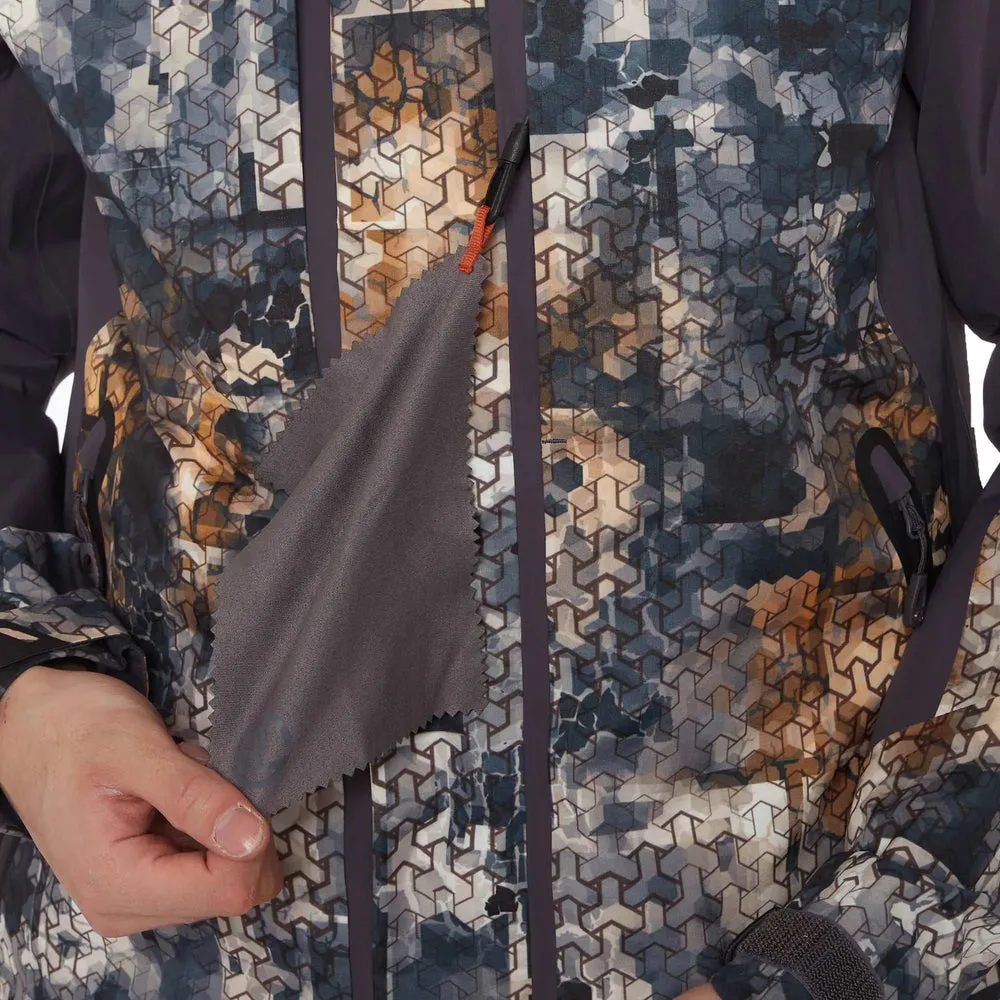FHM Guard Competition Camo Rain Jacket Print Grey Orange 20000mm