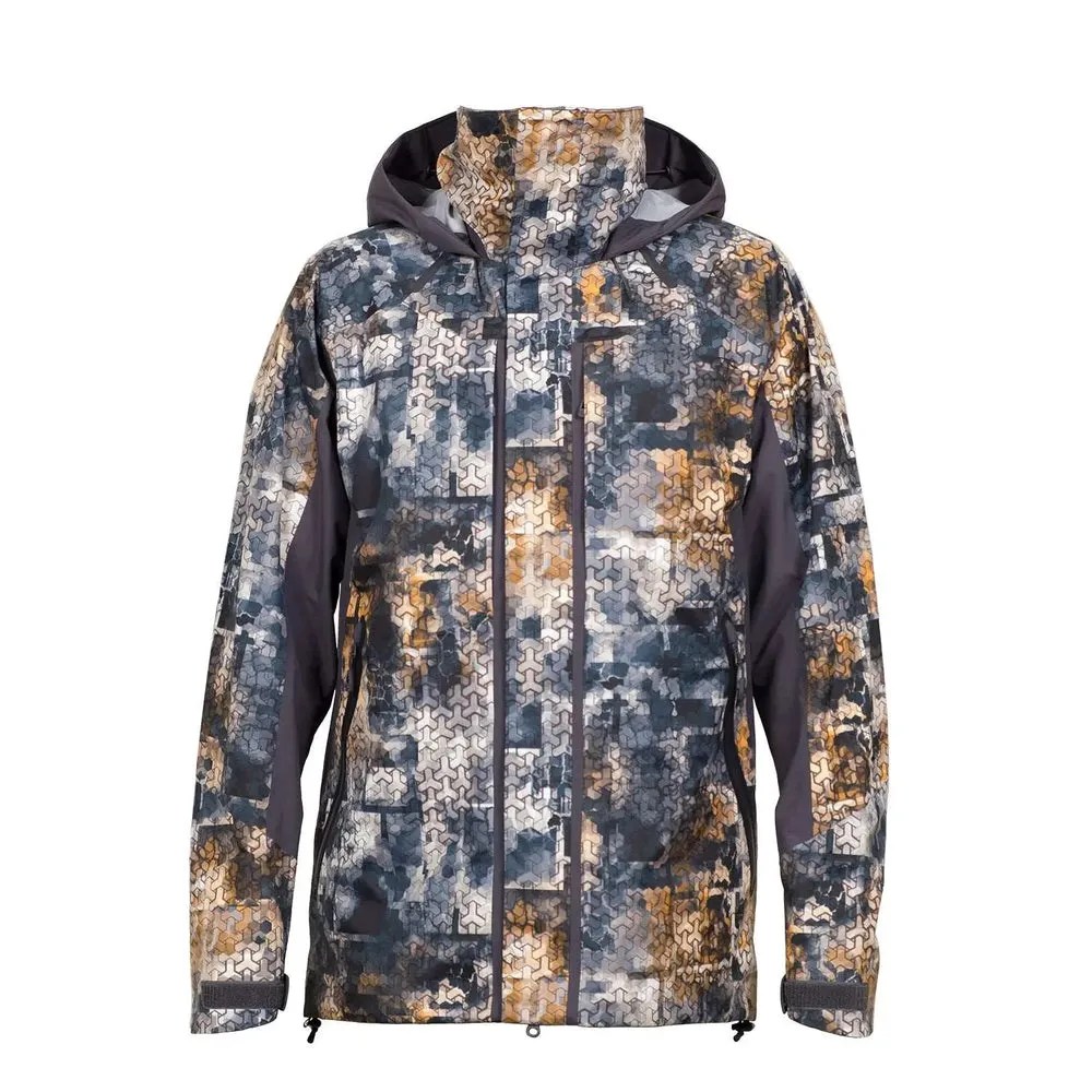 FHM Guard Competition Camo Rain Jacket Print Grey Orange 20000mm