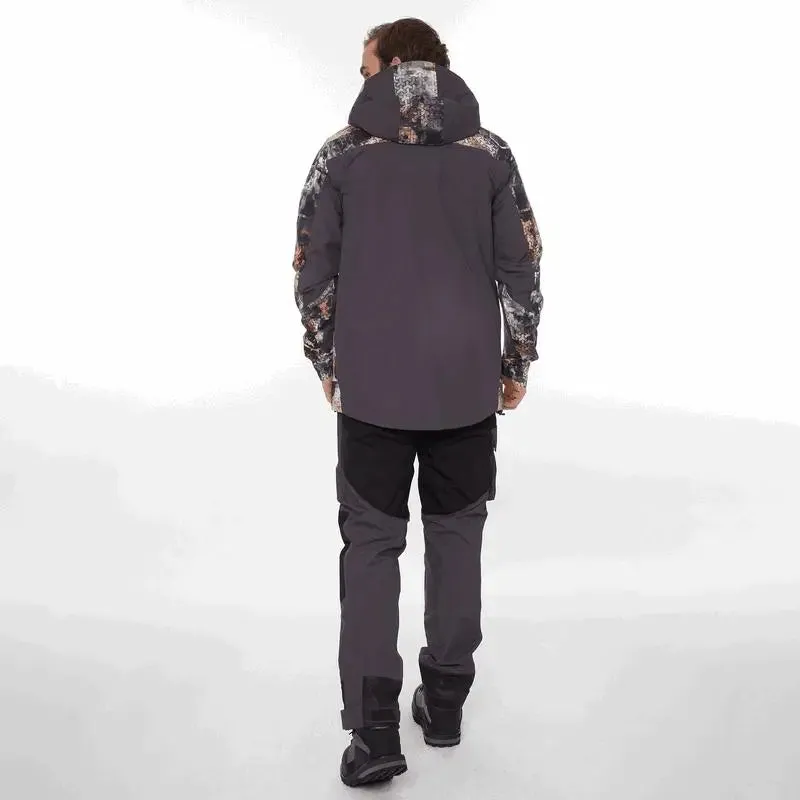 FHM Guard Competition Camo Rain Jacket Print Grey Orange 20000mm