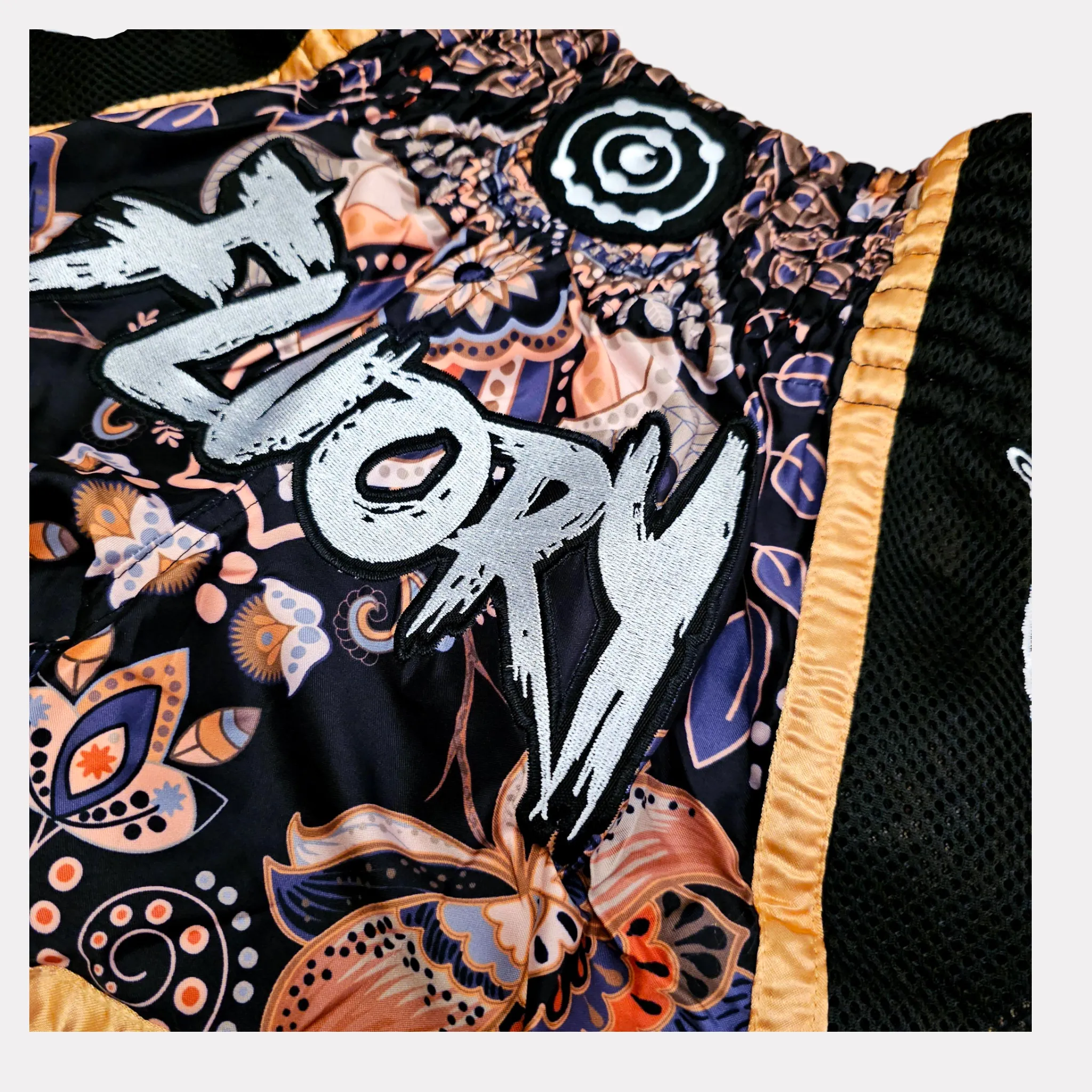 Fluory Script Kids Muay Thai Shorts