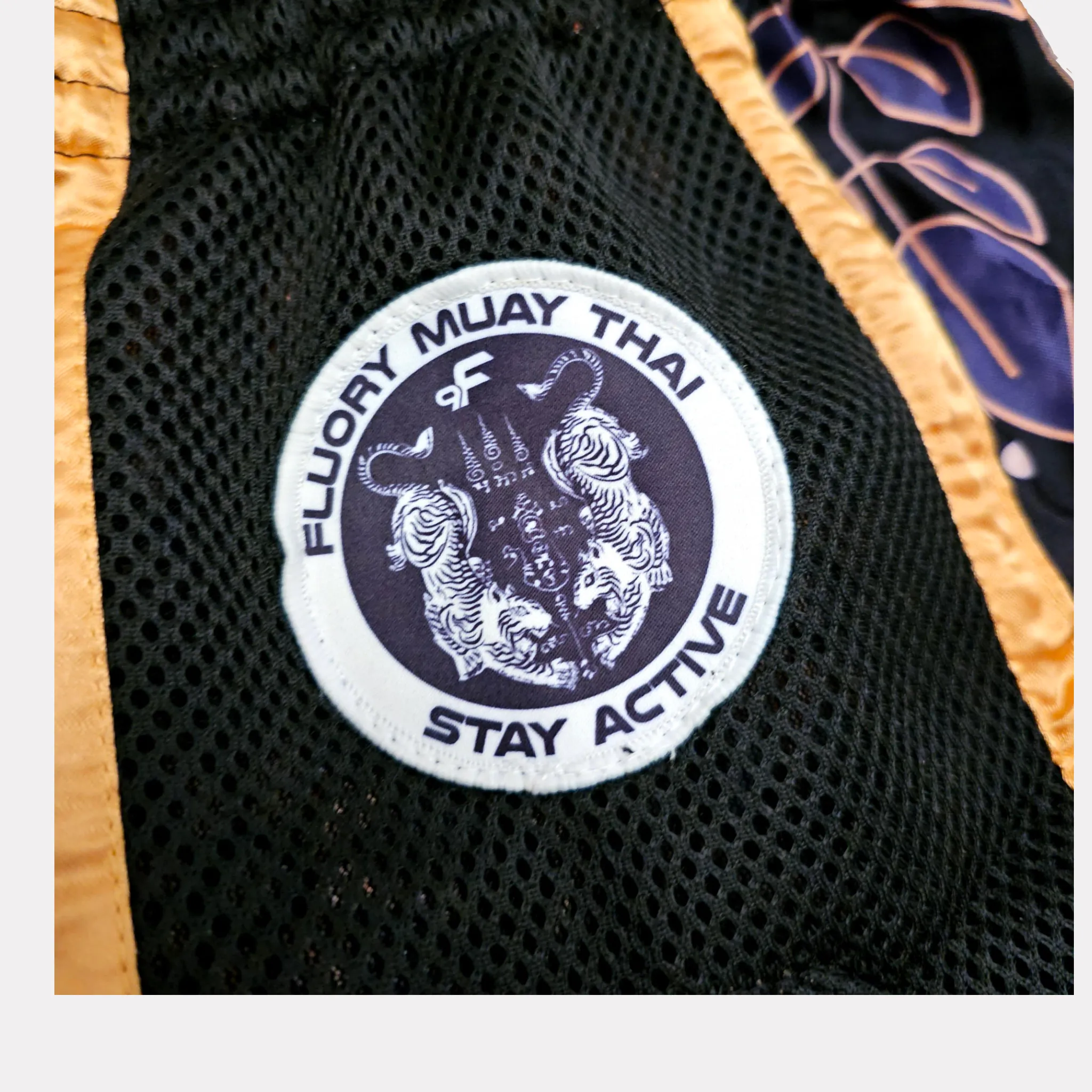 Fluory Script Kids Muay Thai Shorts