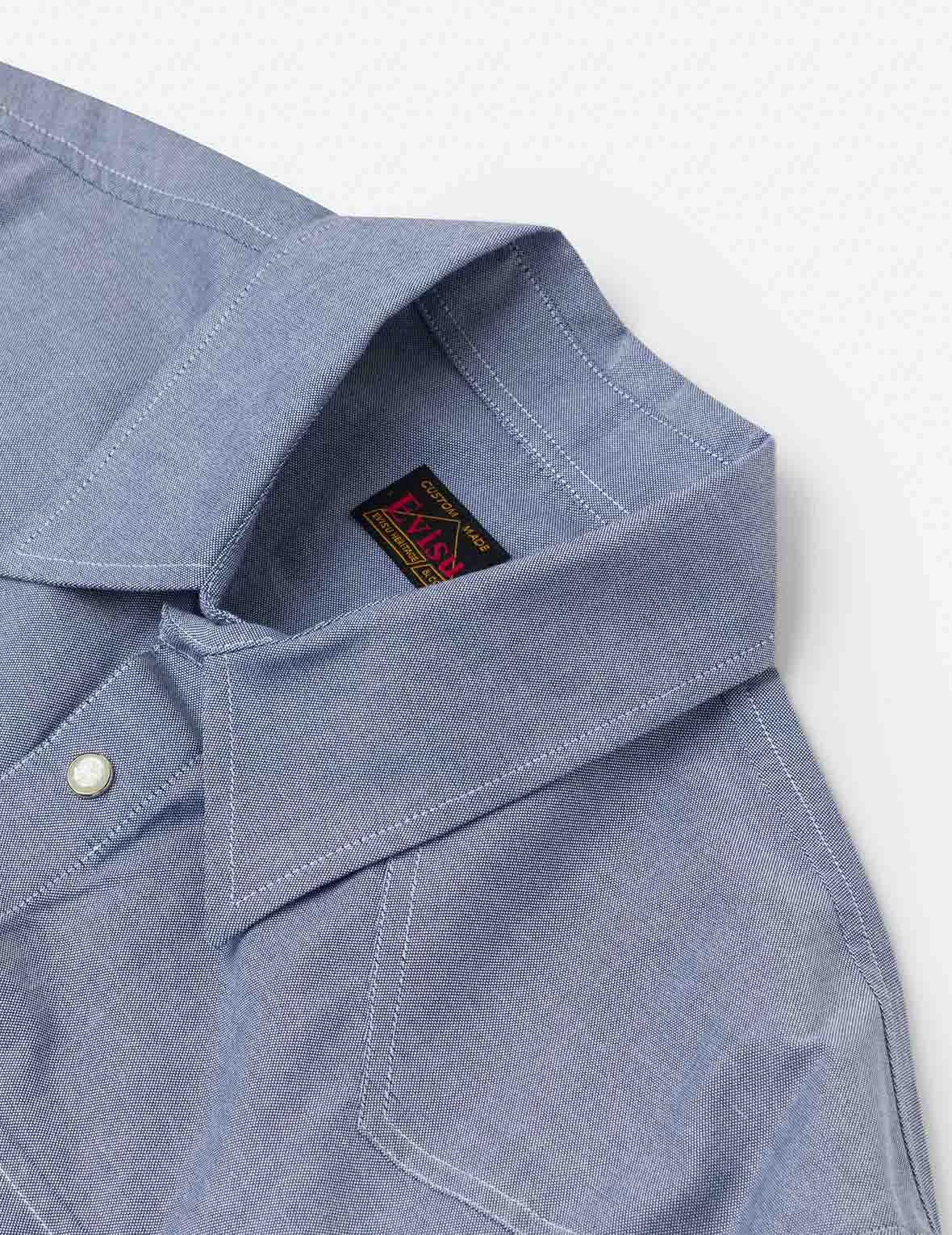 Half Kamon Embroidery and Print Relax Fit Shirt