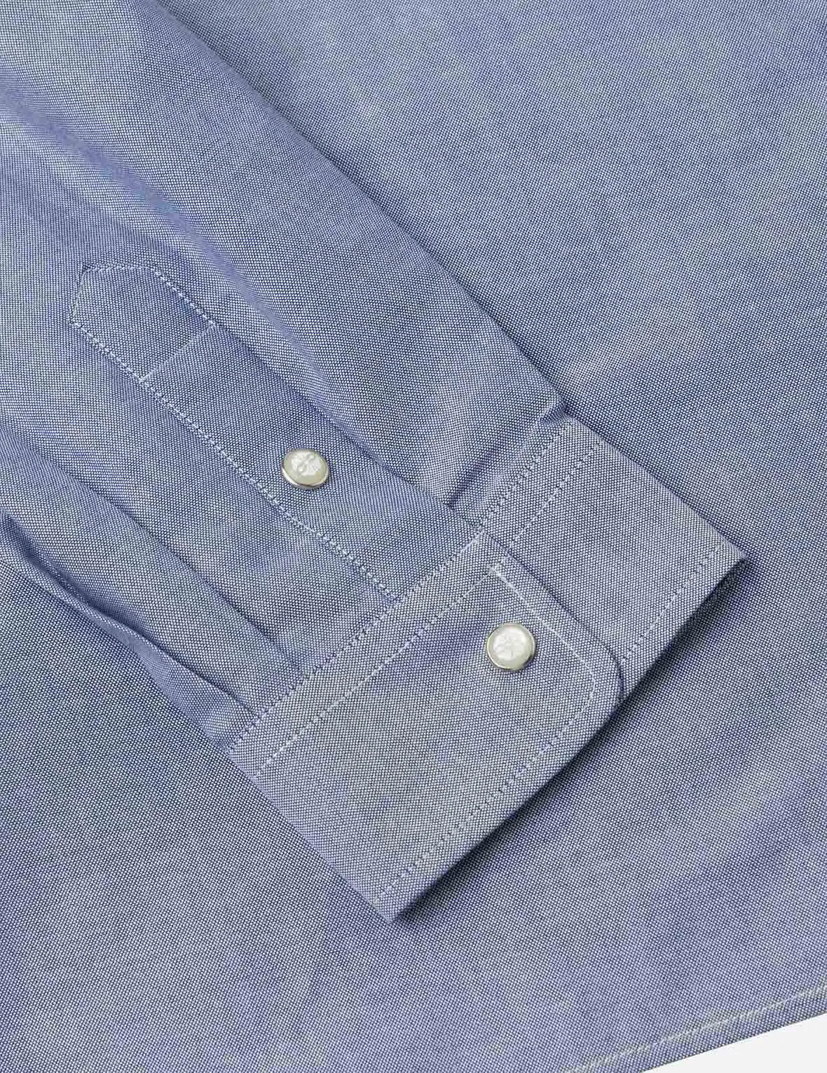 Half Kamon Embroidery and Print Relax Fit Shirt