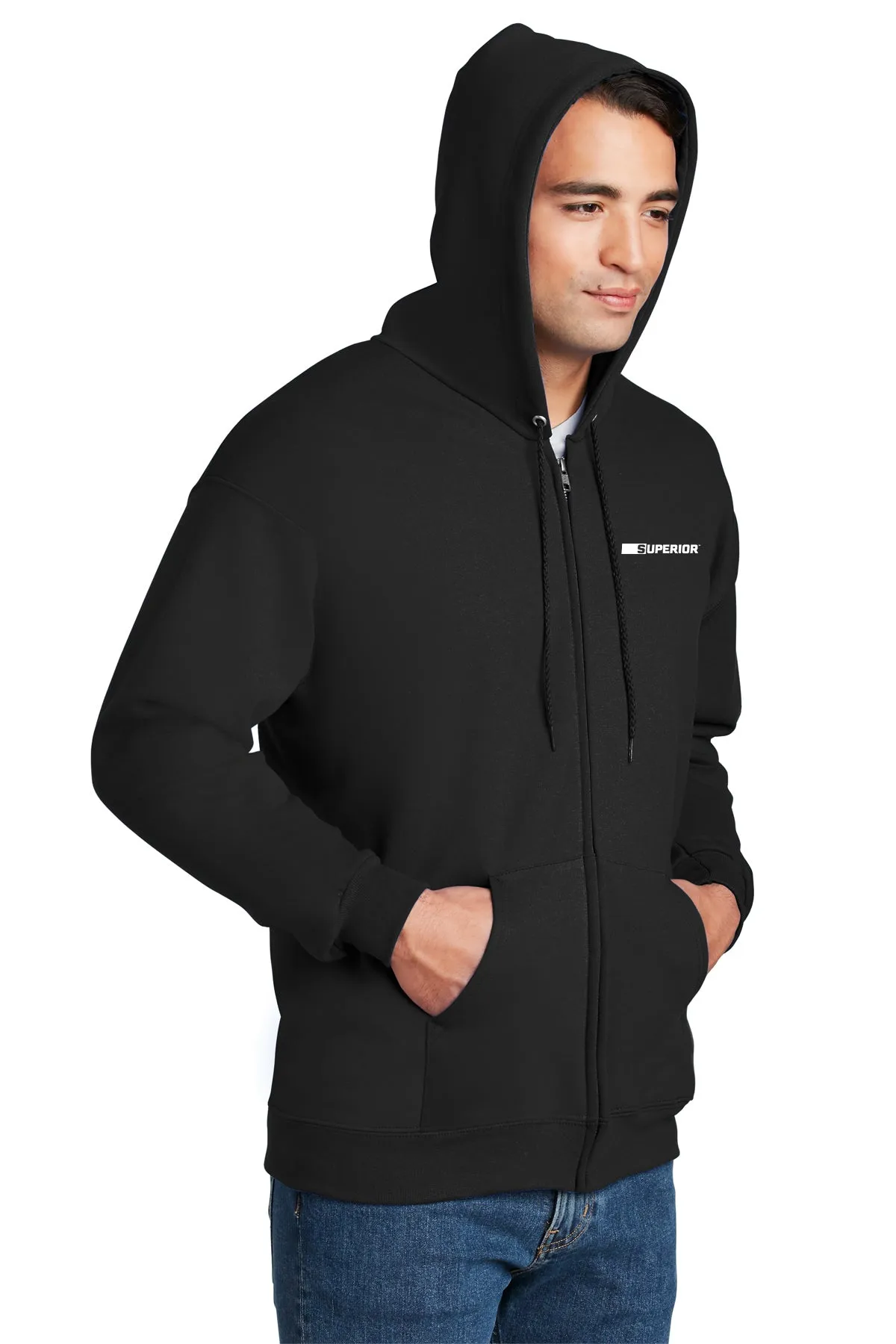 Hanes Ultimate Cotton - Full-Zip Hooded Sweatshirt
