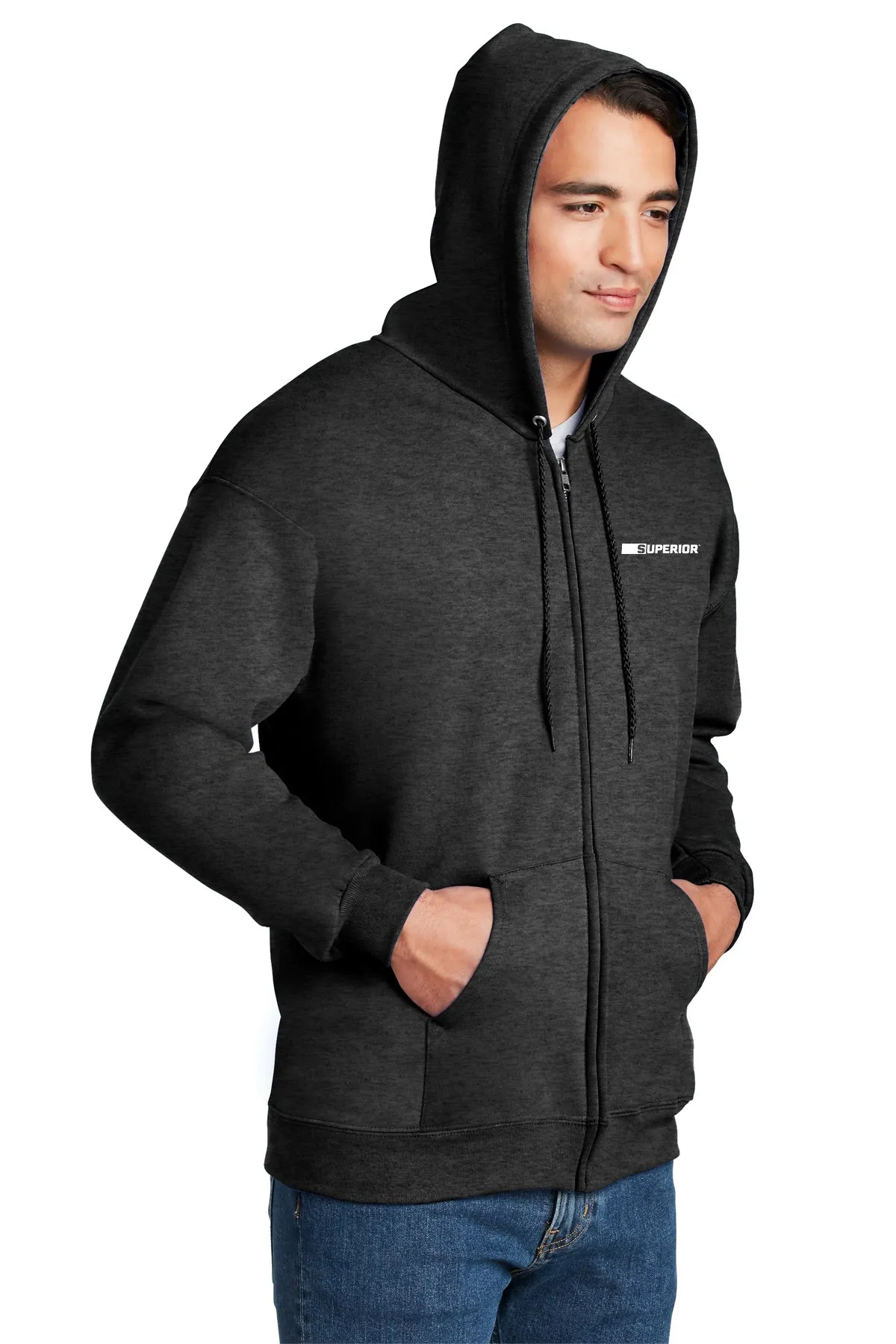 Hanes Ultimate Cotton - Full-Zip Hooded Sweatshirt