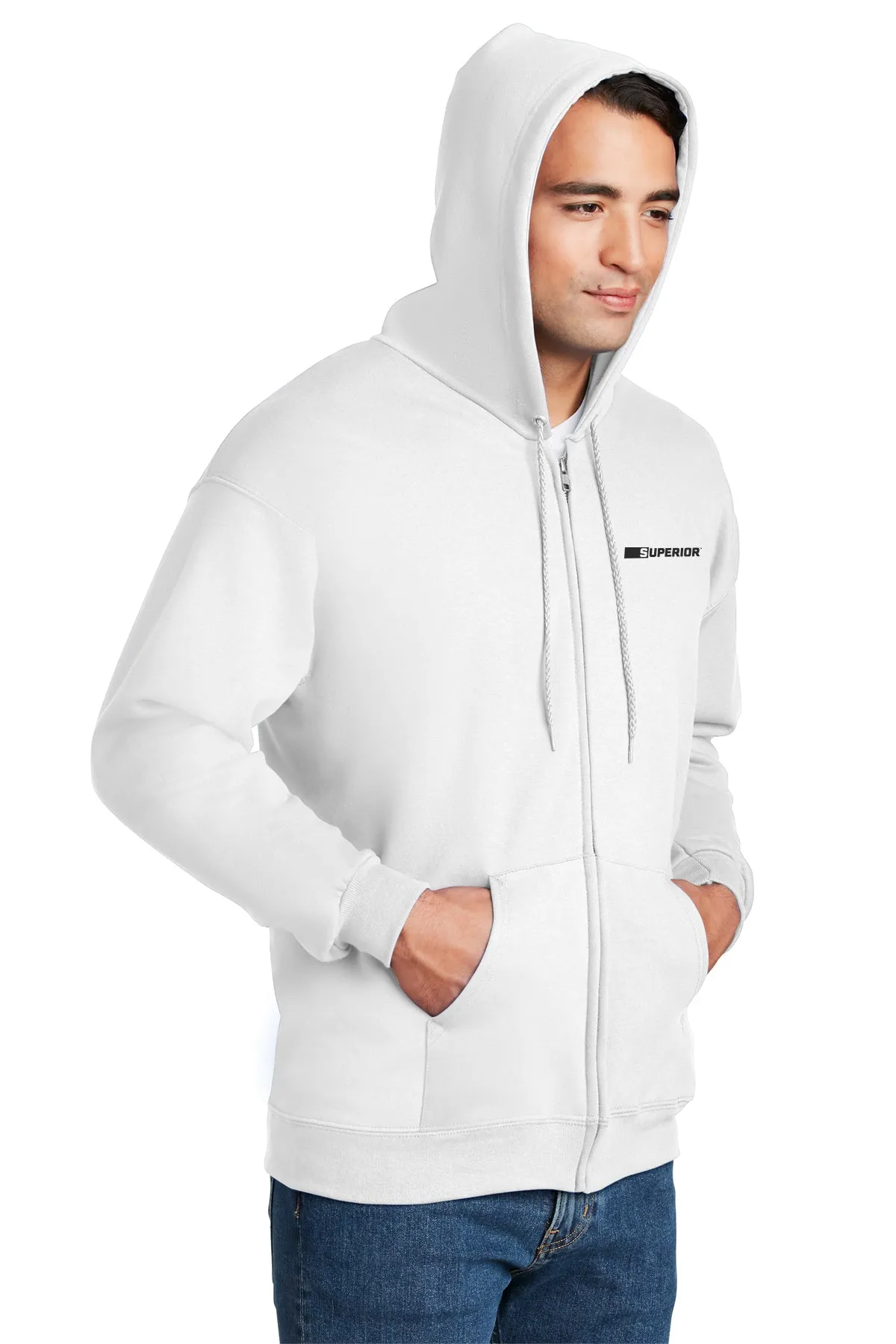 Hanes Ultimate Cotton - Full-Zip Hooded Sweatshirt