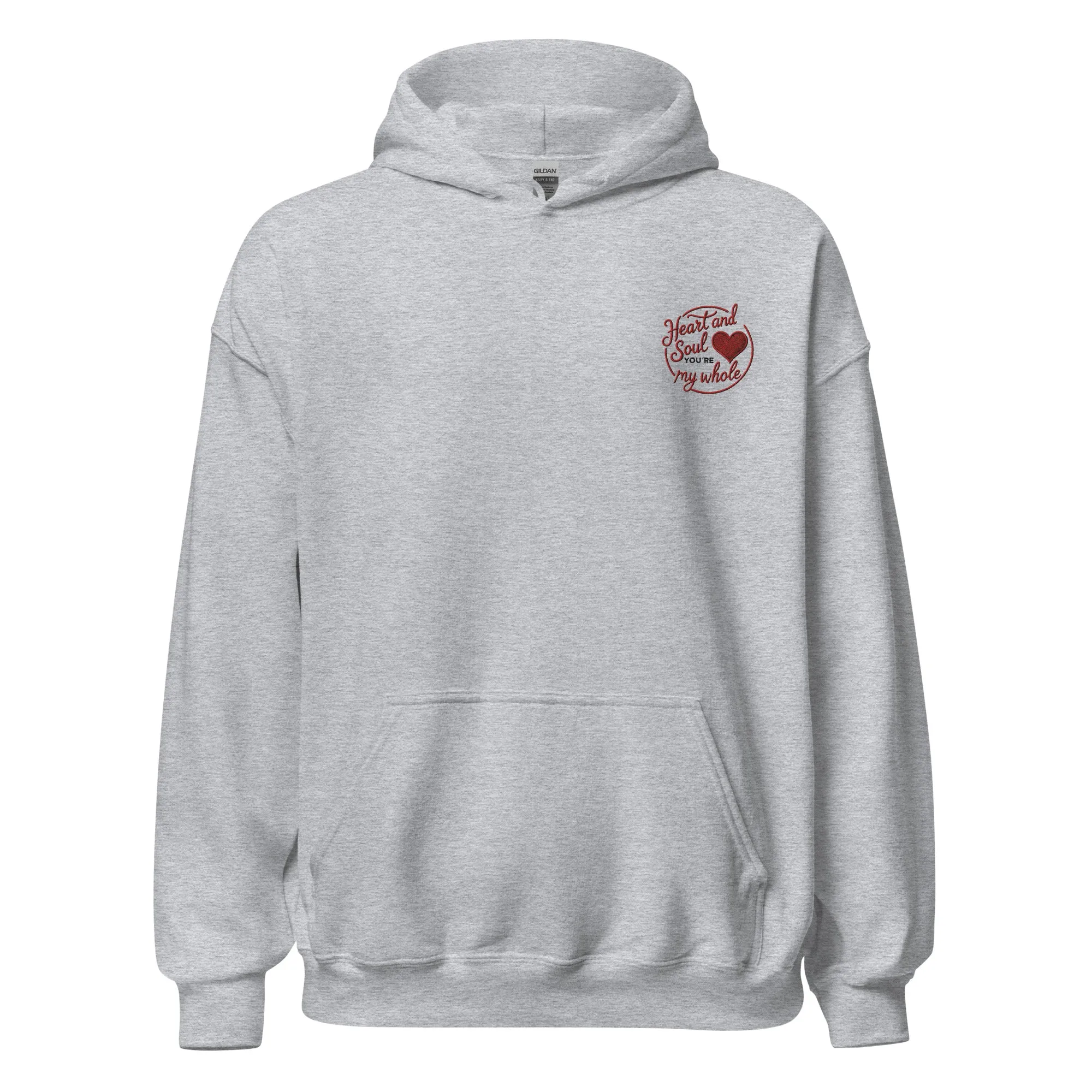 Heart and Soul You're My Whole - Cozy Valentine’s Day Hoodie - Romantic Designs for 2025