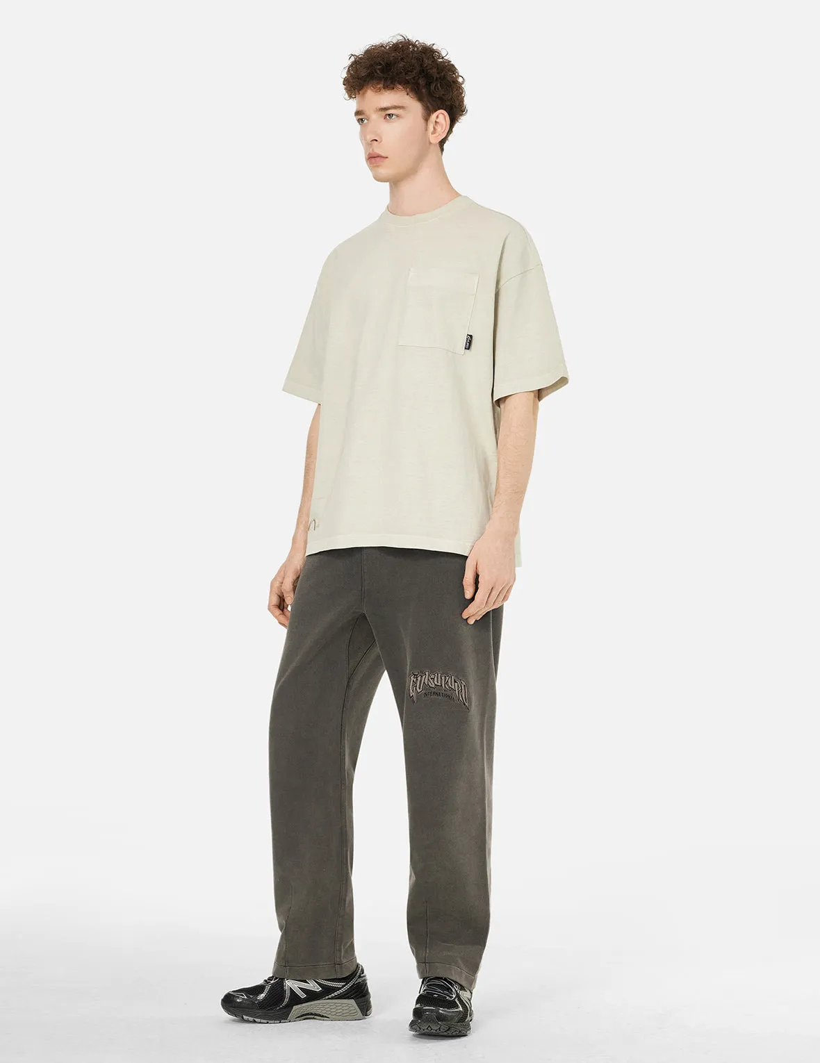 Heavy Washed Relax Fit Sweatpants