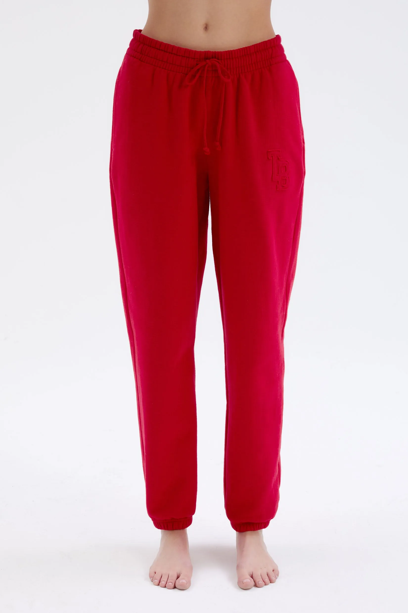 HERITAGE SWEATPANTS RUBY