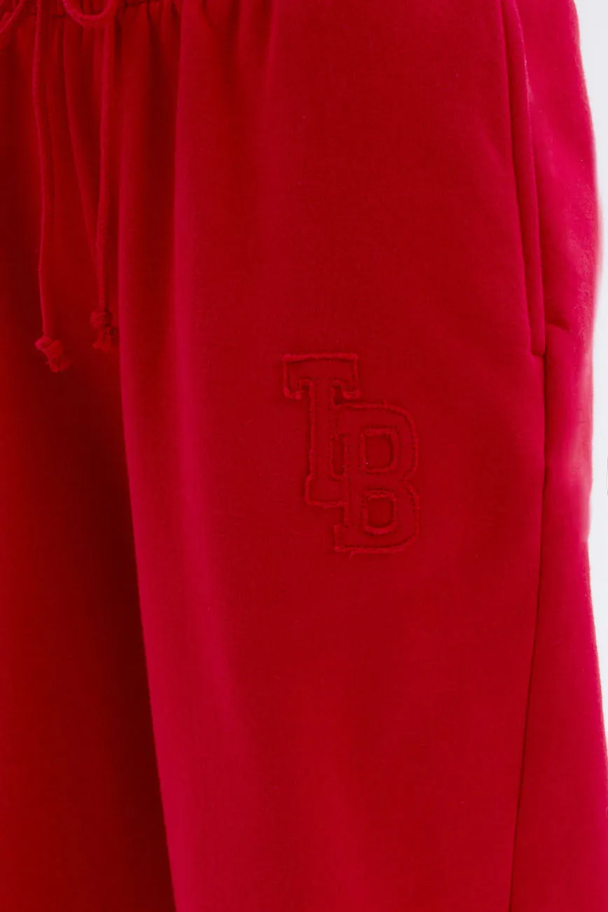 HERITAGE SWEATPANTS RUBY