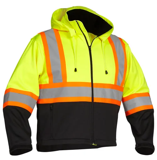 Hi Vis Safety Softshell