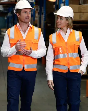 Hi-Vis SAFETY VEST With ID POCKET & 3M TAPES