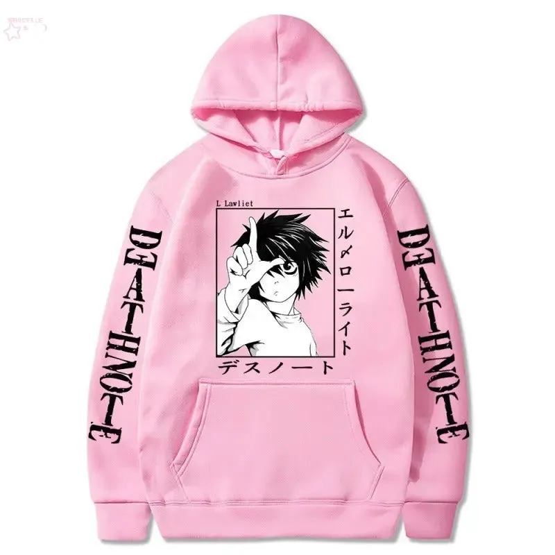 Hoodies  Japanese anime, death notes, creative new student casual hoodies