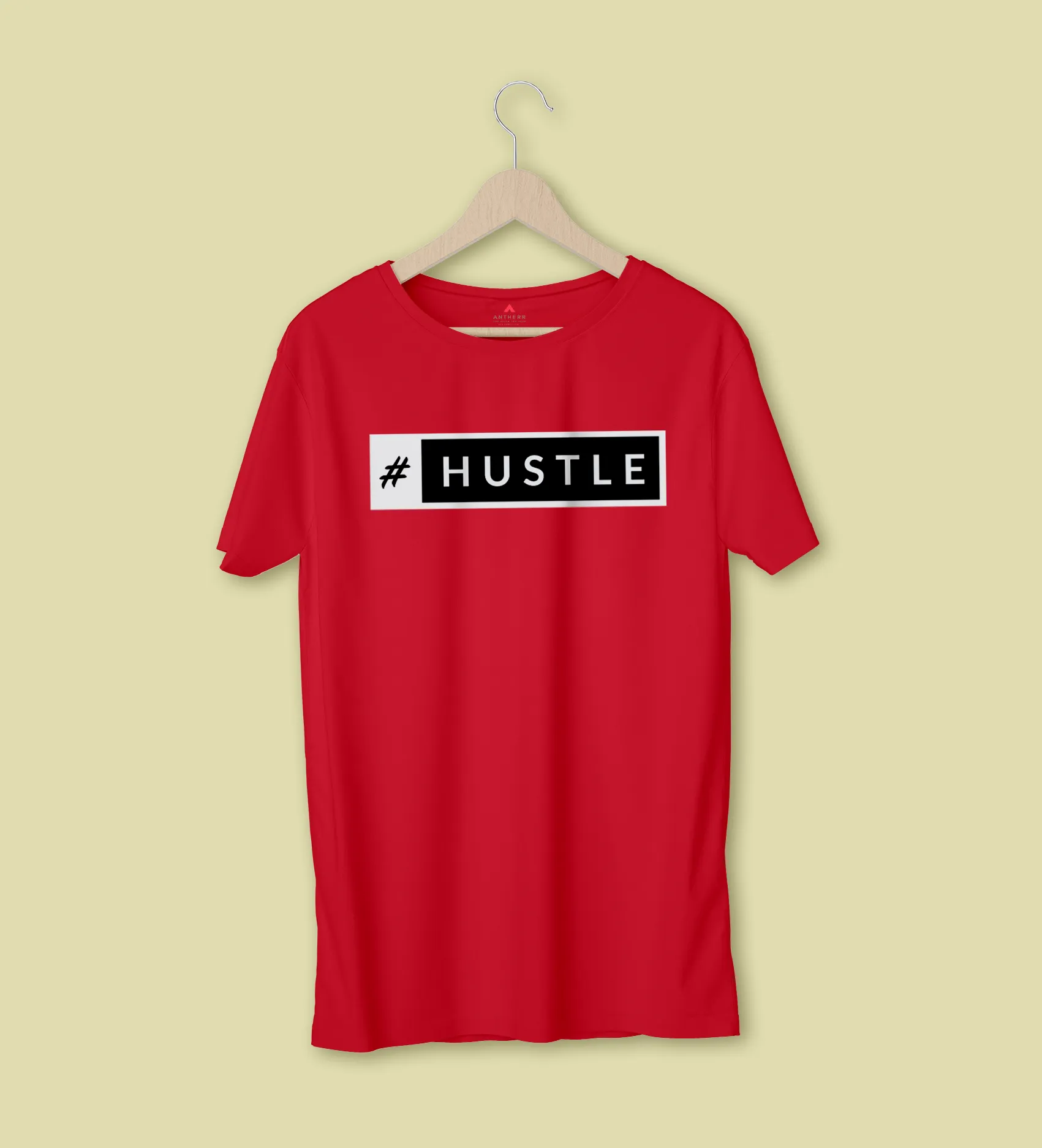 #HUSTLE HALF-SLEEVE T-SHIRT