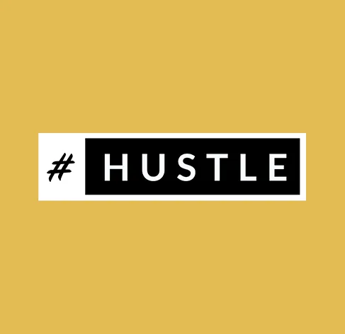 #HUSTLE HALF-SLEEVE T-SHIRT