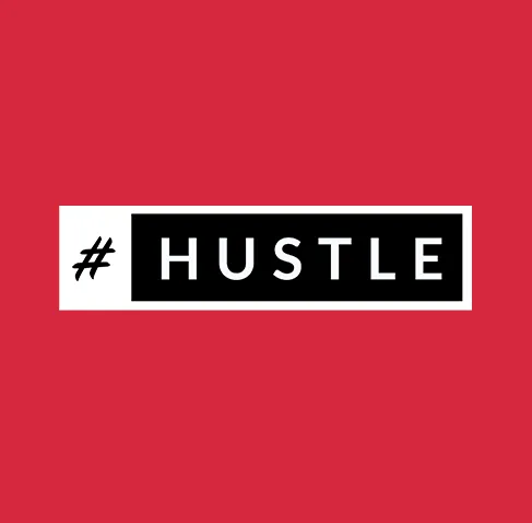 #HUSTLE HALF-SLEEVE T-SHIRT